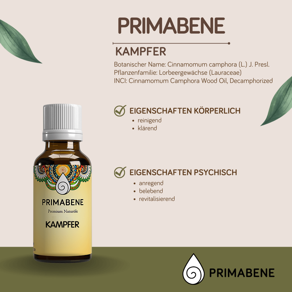 Bild von Kampfer , 100% rein ätherisches Öl